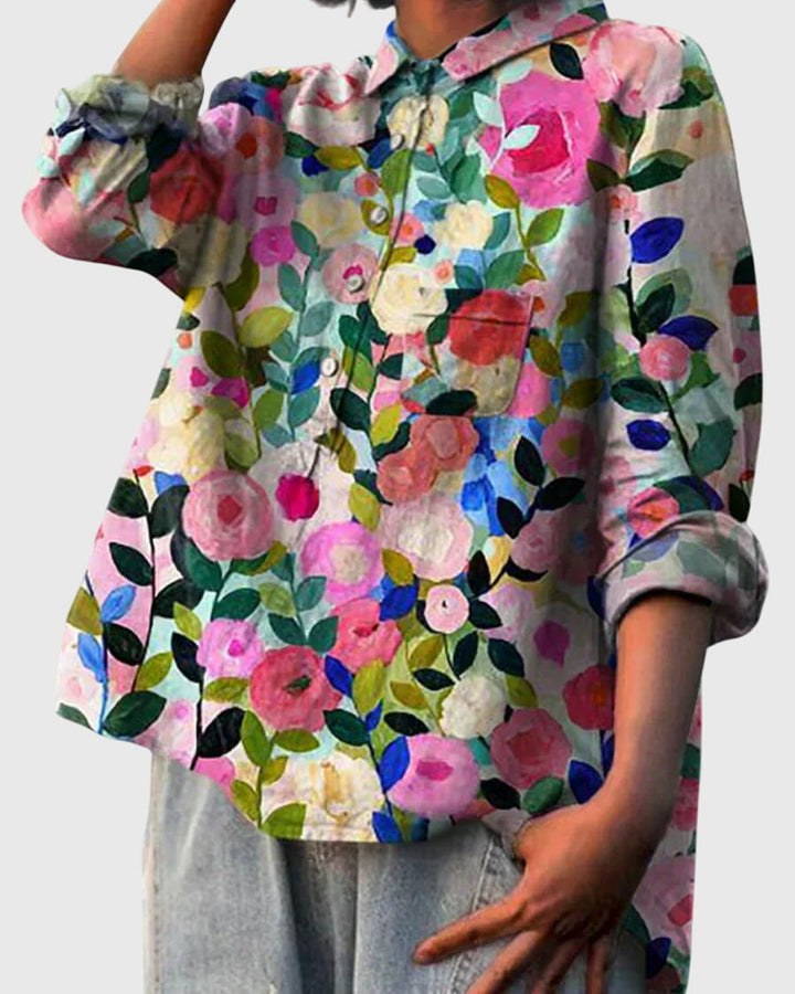 Valeria™  |  Floral Print Blouse