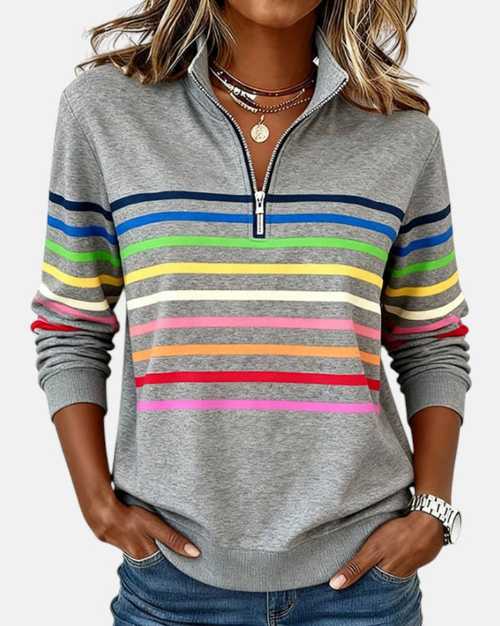 Vera™  |  Comfortable Striped Jumper