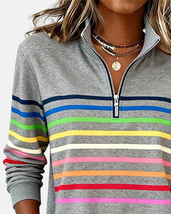 Vera™  |  Comfortable Striped Jumper