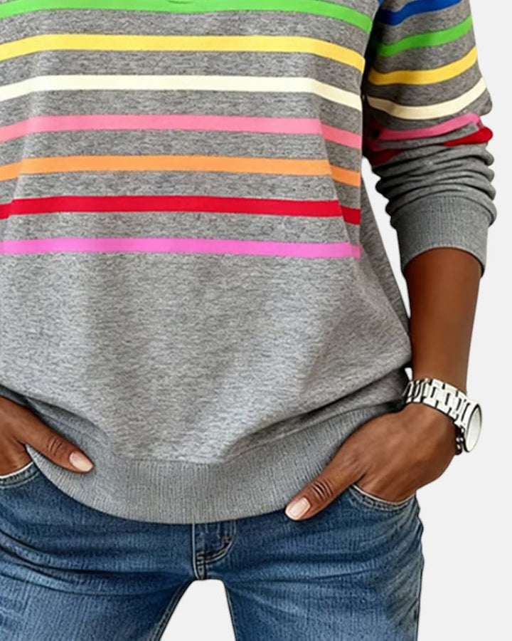 Vera™  |  Comfortable Striped Jumper