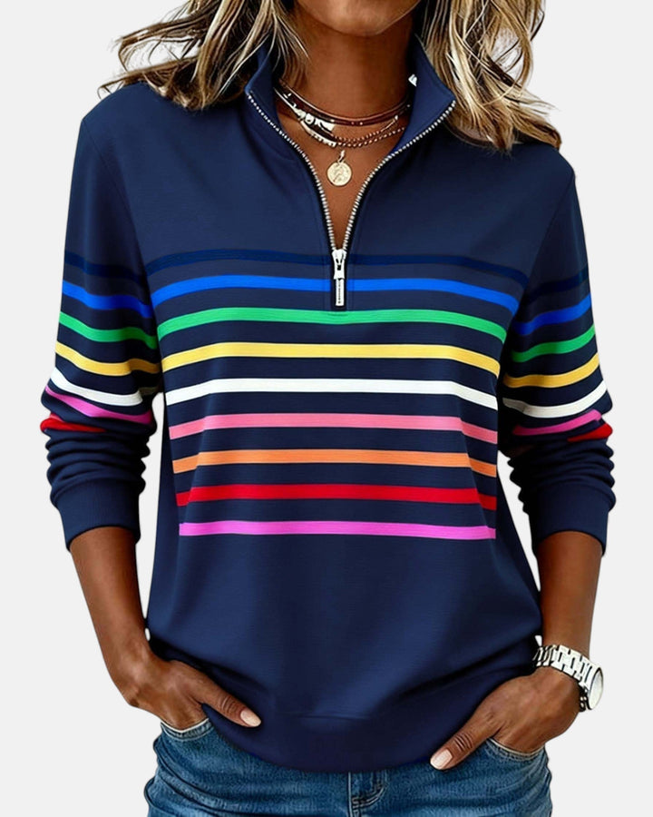 Vera™  |  Comfortable Striped Jumper