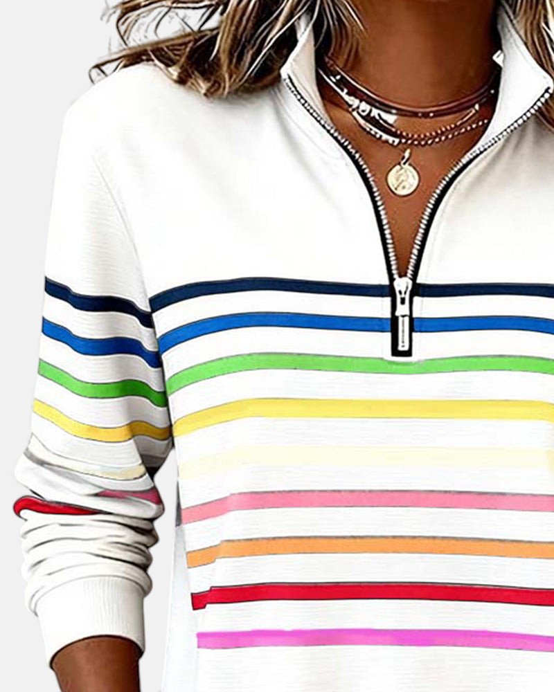 Vera™  |  Comfortable Striped Jumper