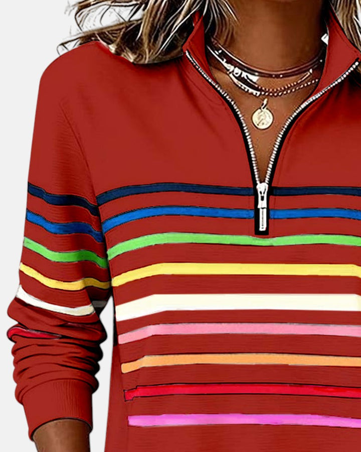Vera™  |  Comfortable Striped Jumper