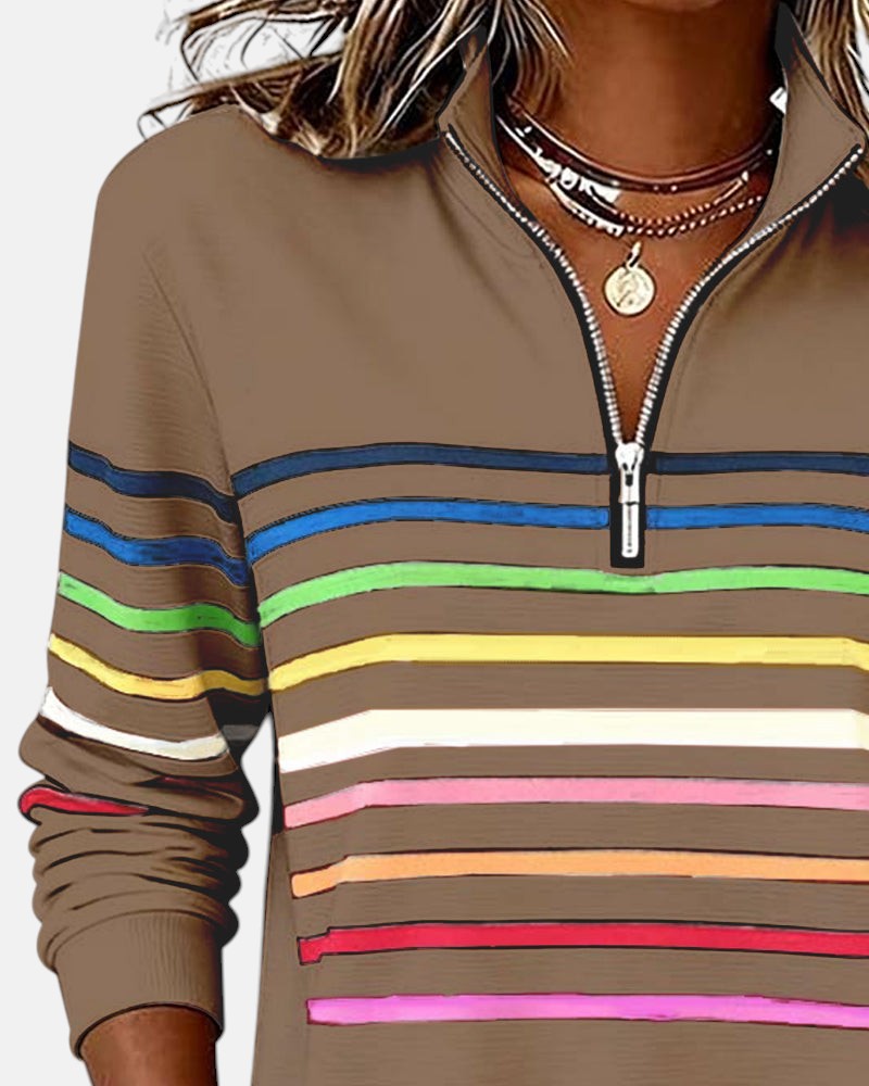 Vera™  |  Comfortable Striped Jumper