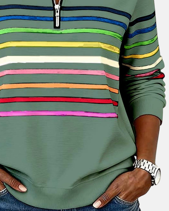 Vera™  |  Comfortable Striped Jumper