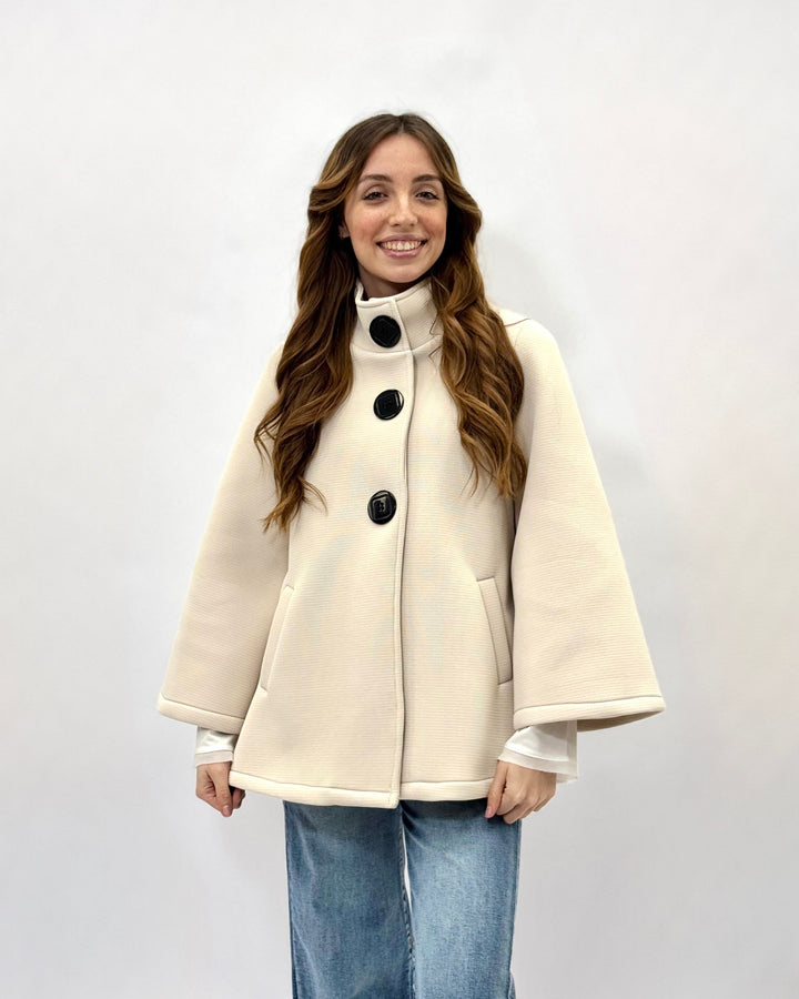 Pink Neoprene™ Refined Jacket by Emma & Rose Cape Town, stylish and fitted giacca with smooth fabric and modern design.