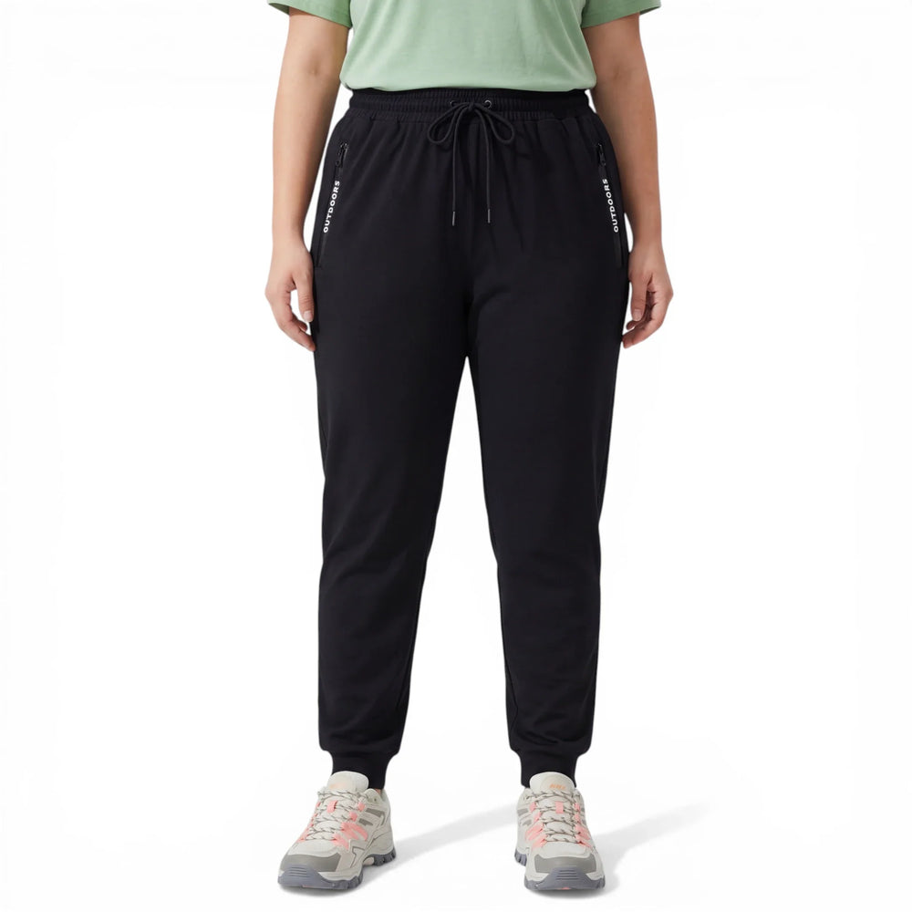 Black Outdoor™ Quickdry Stretch Glide Pants by Emma & Rose Cape Town, elastic outdoor pants for active wear.