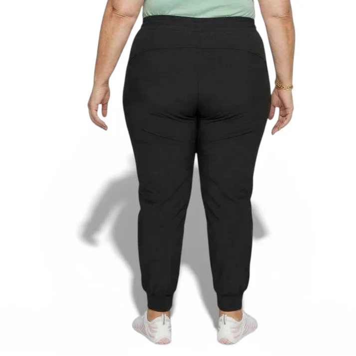 Black Outdoor™ Quickdry Stretch Glide Pants by Emma & Rose Cape Town with elastic fabric, designed for active outdoor wear.