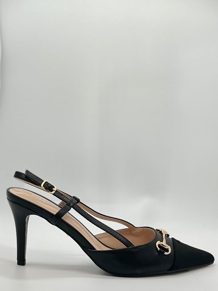 Emma & Rose Cape Town Ludovica strappy summer sandal in gold, open-toe design with multiple thin straps and a flat sole.