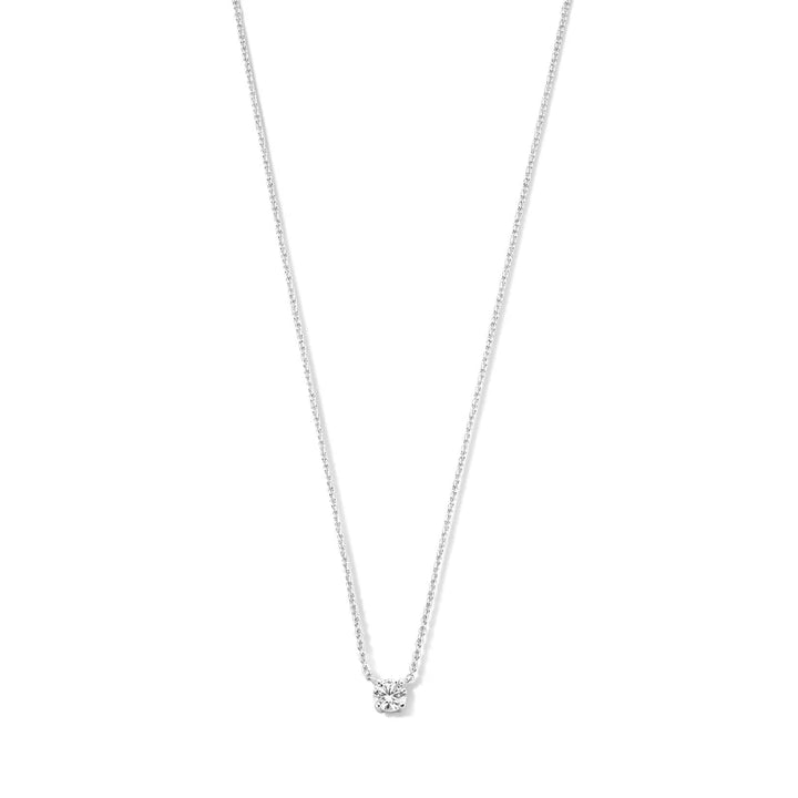 Gold Ysavienna™ Moissanite Stone Necklace by Emma & Rose Cape Town, elegant jewelry with sparkling moissanite gemstone.