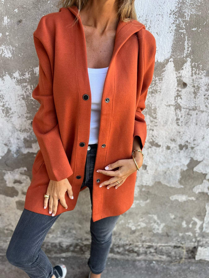 DELACROIX | LONG CHIC GILET WITH HOOD
