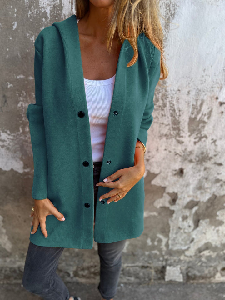 DELACROIX | LONG CHIC GILET WITH HOOD