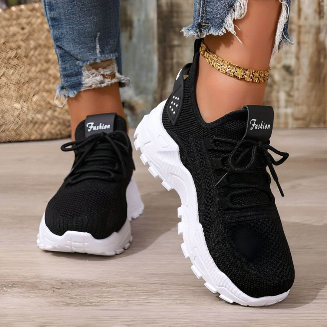 Emma & Rose Cape Town Ella orthopedic sneakers in khaki, featuring supportive design and comfortable casual footwear for women.