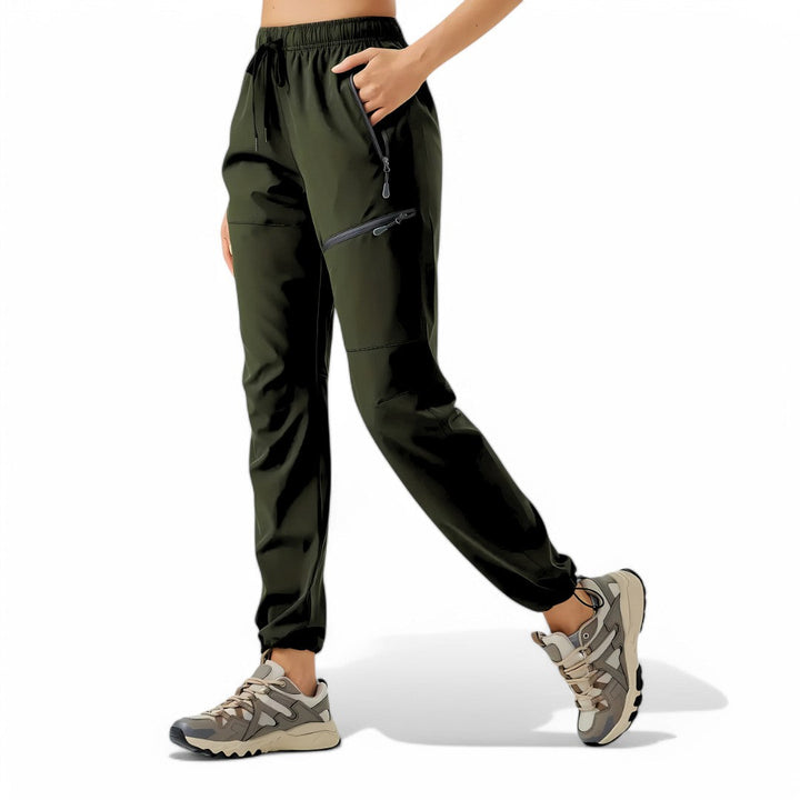Khaki Outdoor™ Aero Hiking Pants by Emma & Rose Cape Town, lightweight and breathable for outdoor adventures.