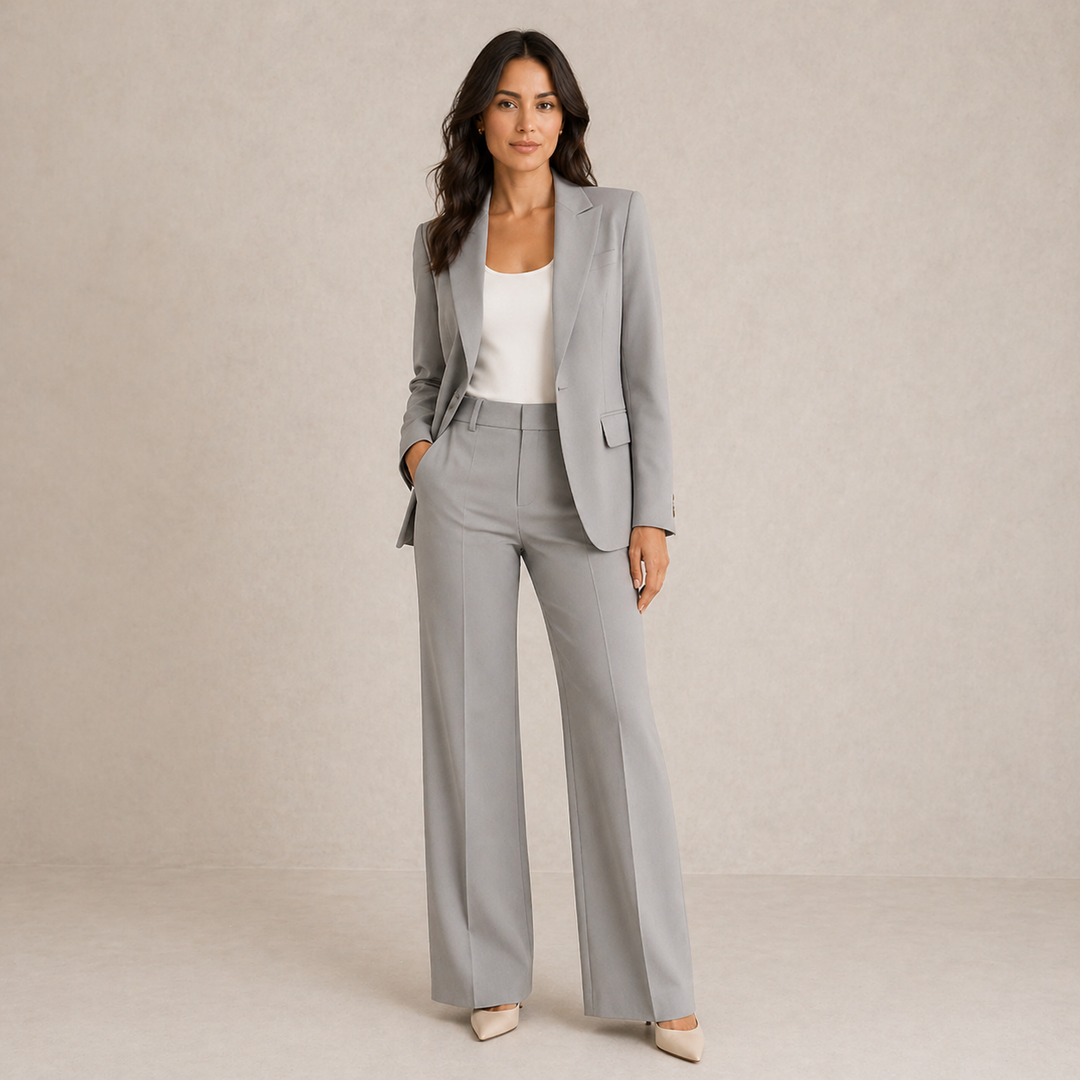 Emma & Rose Cape Town Amara Classic Set, women's blue complete outfit featuring a stylish top and matching bottom.