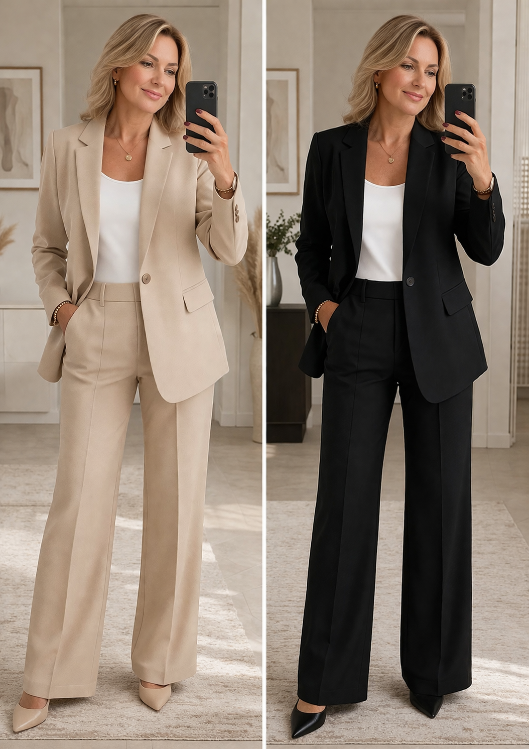Emma & Rose Cape Town Amara™ Classic women's set in blue, featuring a stylish top and matching bottom, elegant and comfortable.