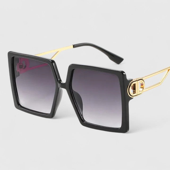 Emma & Rose Cape Town Bryelle elegant sunglasses with leopard brown frames and tinted lenses.
