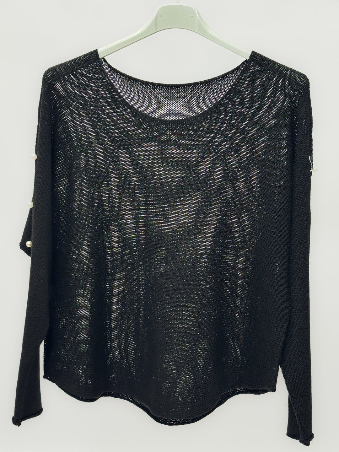 Blue women's cozy sweater from Emma & Rose Cape Town, soft knit maglieria with a relaxed fit and comfortable style.