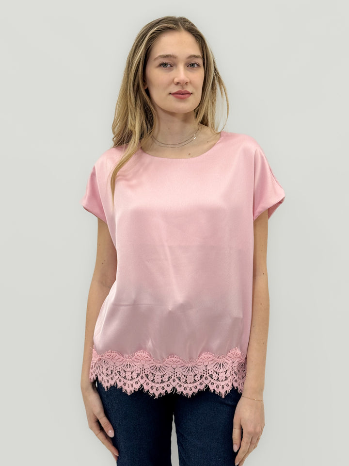 Brown women's blouse from Emma & Rose Cape Town featuring elegant soft, luxurious fabrics and stylish maglieria design.