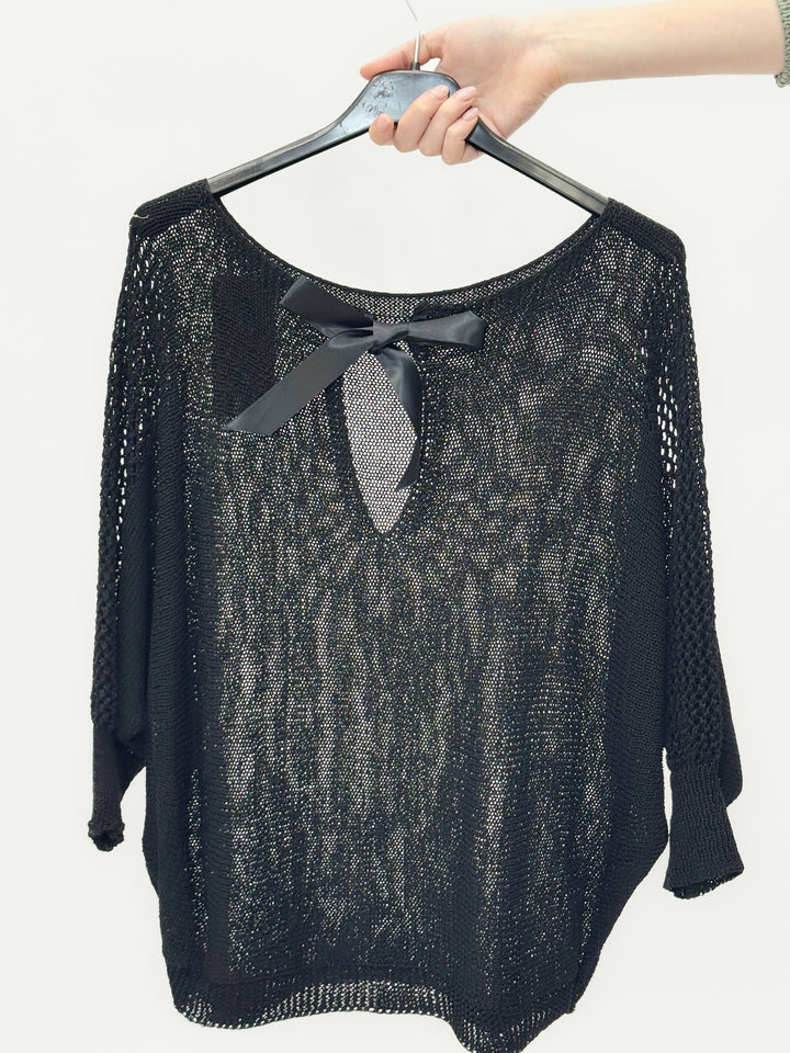 Green Lightweight™ Effortless Knit Top by Emma & Rose Cape Town, soft and breathable maglieria garment with a relaxed fit.