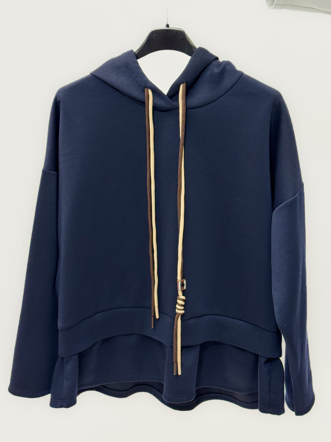 Green Mieke™ hooded sweatshirt by Emma & Rose Cape Town, cozy maglieria with a hood and long sleeves.