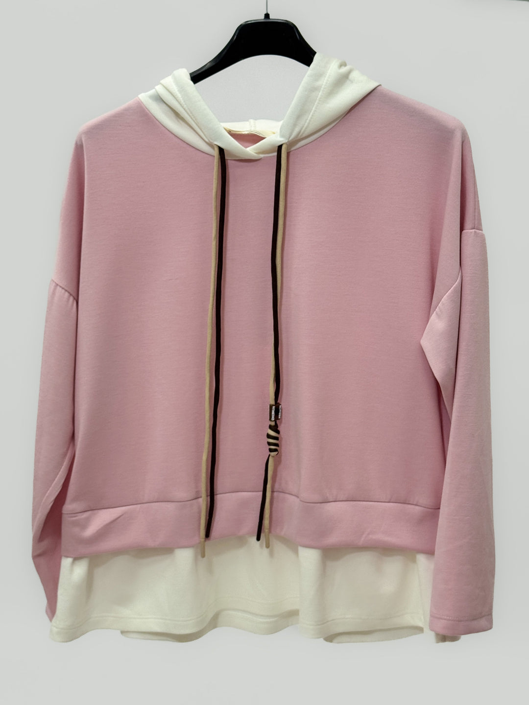 Green Mieke™ hooded sweatshirt by Emma & Rose Cape Town, soft maglieria fabric with a cozy hood and casual fit.