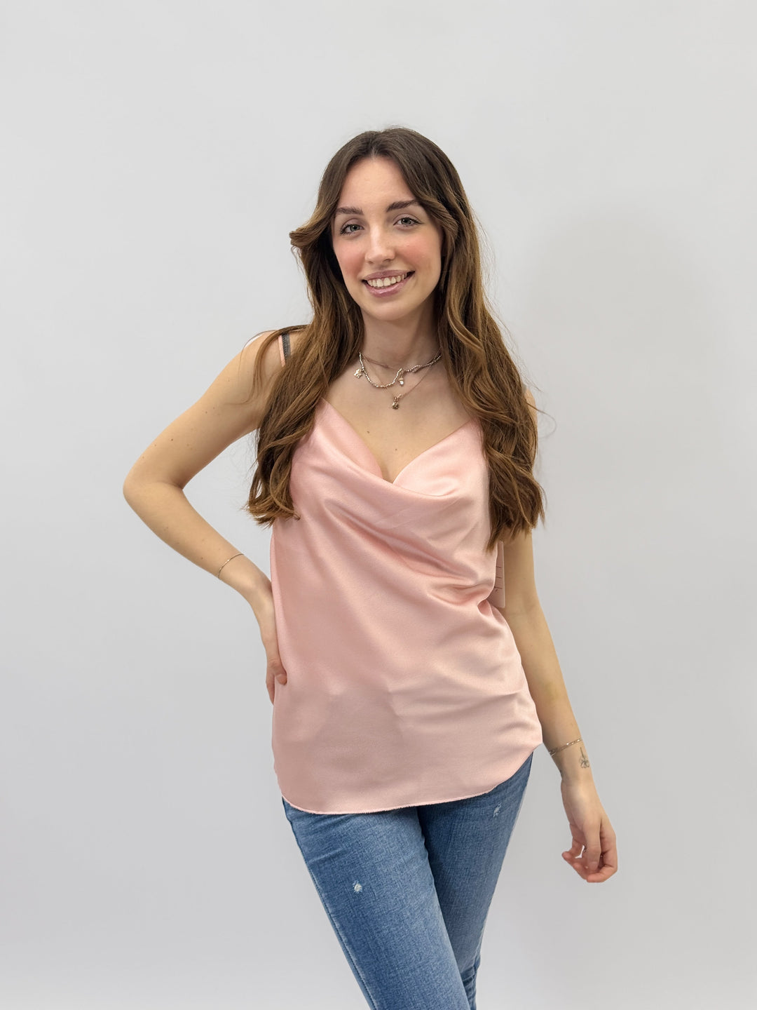 Yellow Hester™ top from Emma & Rose Cape Town featuring a stylish neckline, made of soft maglieria fabric.