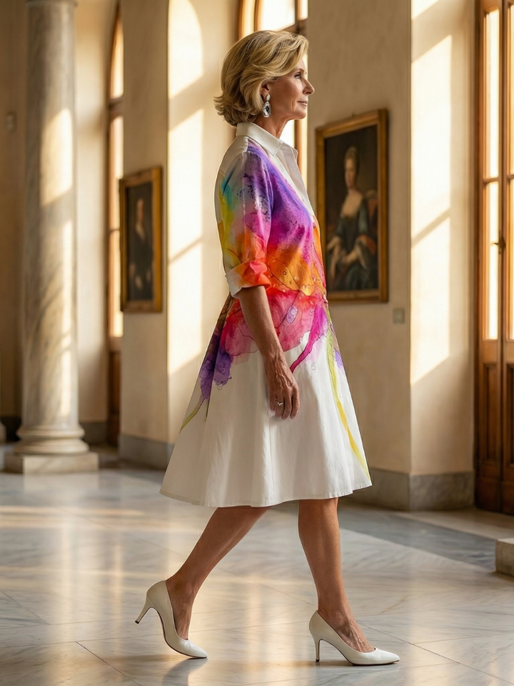 Ulyssa™  |  Painted Garden Dress