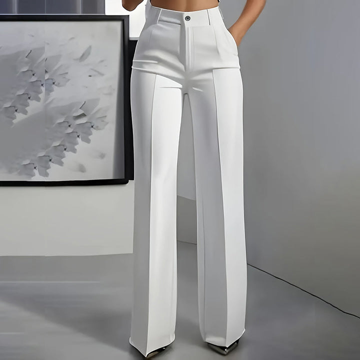 Emma & Rose Cape Town Pantalones de traje de mujer, elegante pantalón negro de mujer para oficina y ocasiones formales.