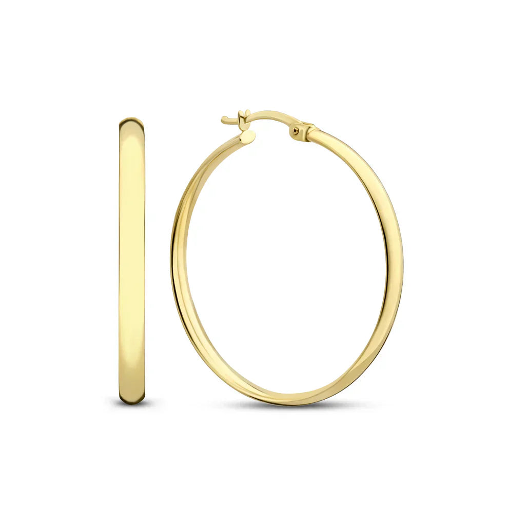 Emma & Rose Cape Town Clariseah 18k gold earrings, elegant ohrring design with a polished finish and intricate detailing.