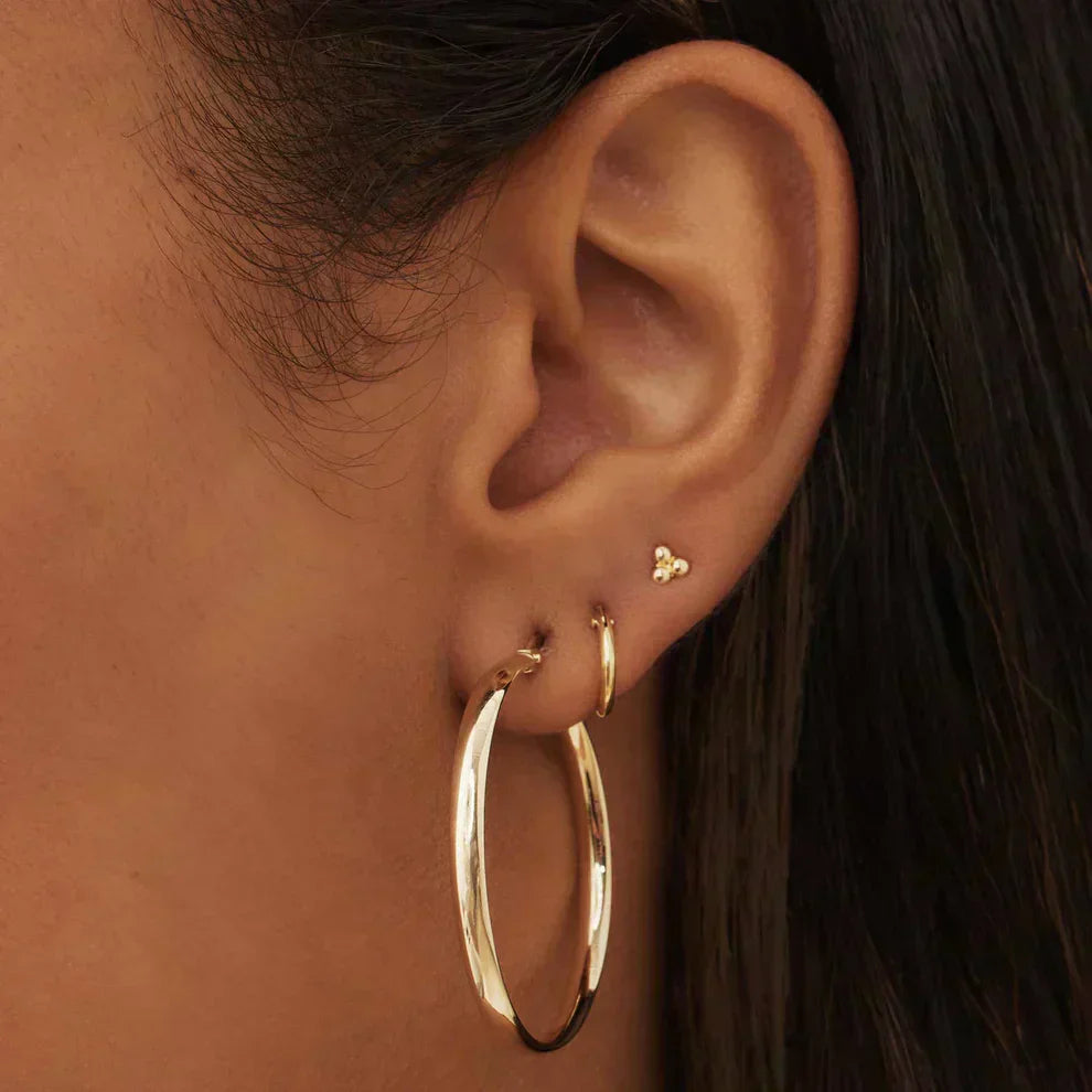 Emma & Rose Cape Town Clariseah 18k gold earrings featuring elegant ohrring design with a polished finish.
