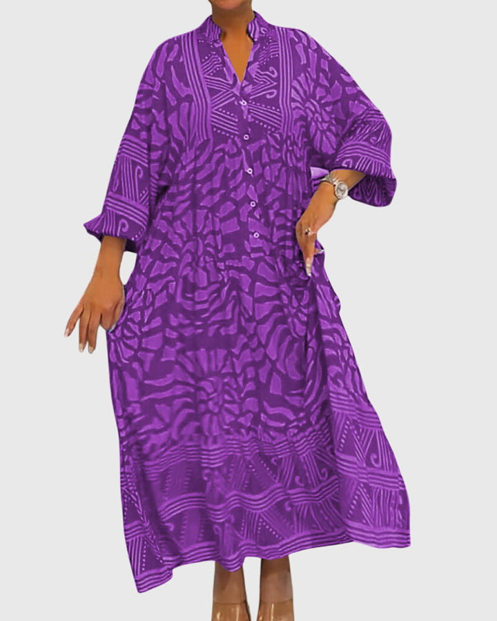 Pink Mckinley maxi dress by Emma & Rose Cape Town featuring an elegant floral print and flowing fabric.