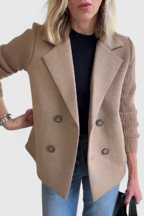 Pink Winslet™ Elegant Blazer by Emma & Rose Cape Town, tailored fit with stylish lapels and button closure.