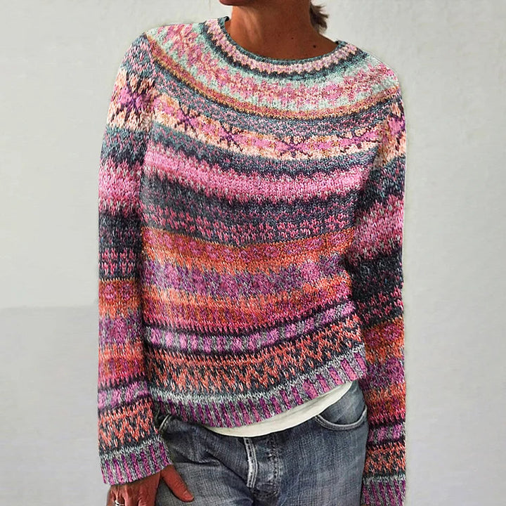 Multicolor Mckenna™ Vintage Pullover by Emma & Rose Cape Town, soft knit with a cozy, stylish fit.
