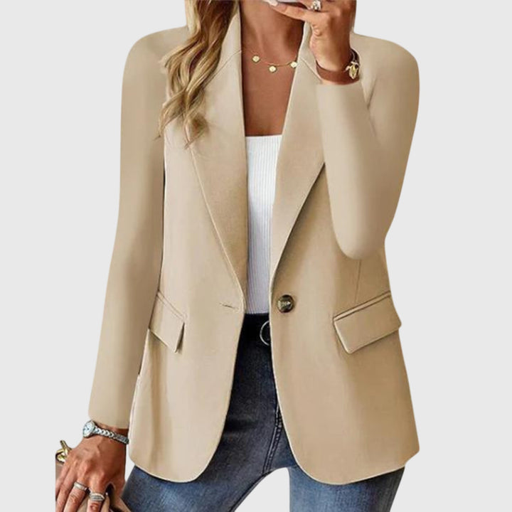 Red Harper™ formal blazer by Emma & Rose Cape Town, tailored fit with structured lapels and stylish design.