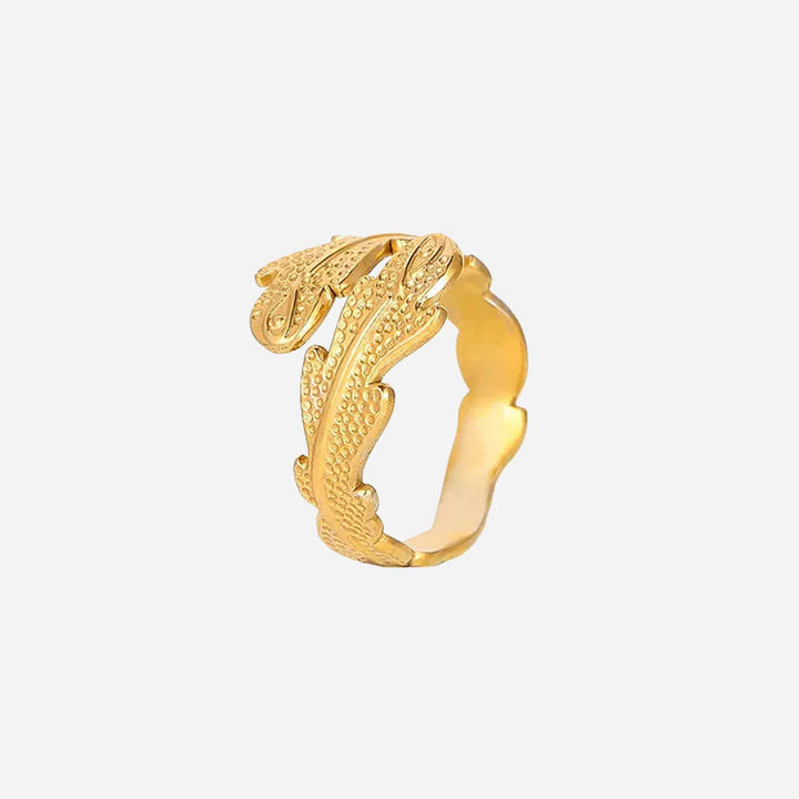 Janirelle™  |  Coral Ring 18k Gold