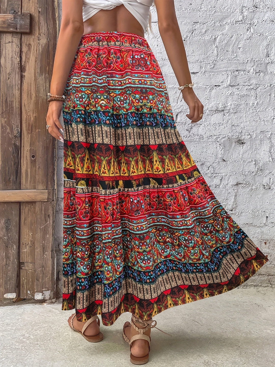 Petra™  |  Bohemian High-waisted Skirt