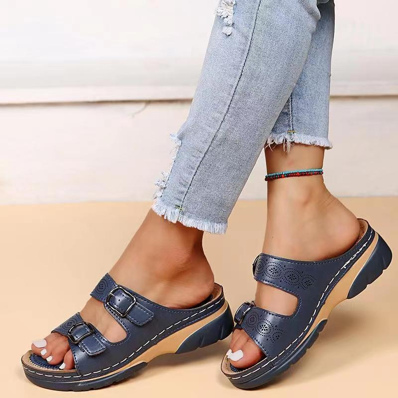 Emma & Rose Cape Town brown orthopaedic sandals for heel spurs, wide feet, and osteoarthritis with supportive design and cushioned soles.