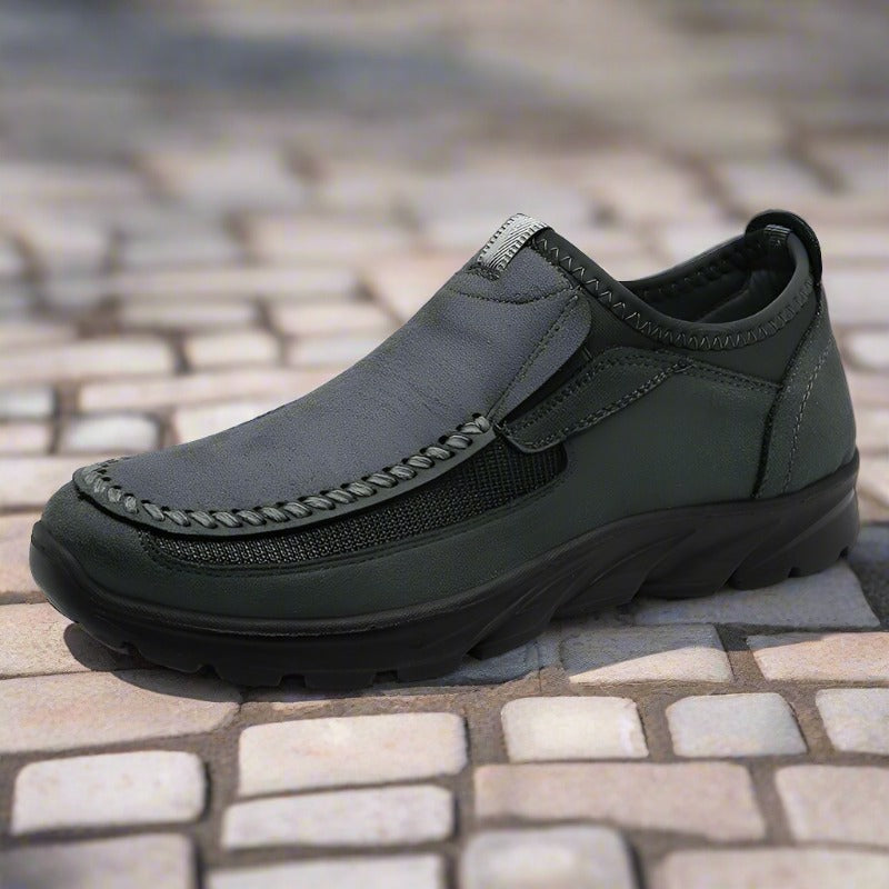 Brown Annelie™ men's sapatenis Winston shoe by Emma & Rose Cape Town, featuring comfortable design and stylish stitching.