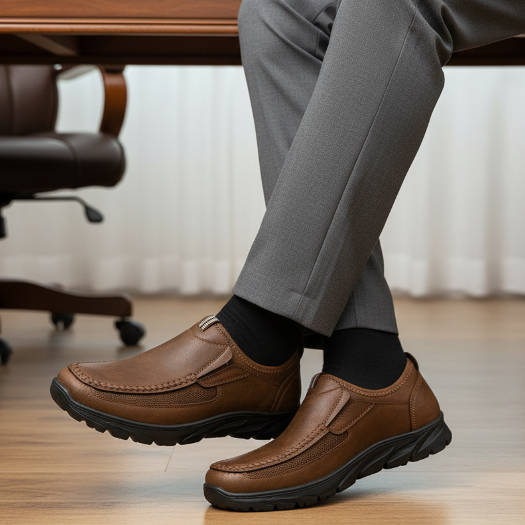 Brown Emma & Rose Cape Town Annelie men's sapatenis Winston shoe, comfortable slip-on with stylish design and durable sole, size 39.