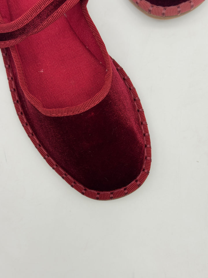 Black Bronwyn™ Friulane strap shoes by Emma & Rose Cape Town, close-up of stylish slip-on footwear with strap detail.
