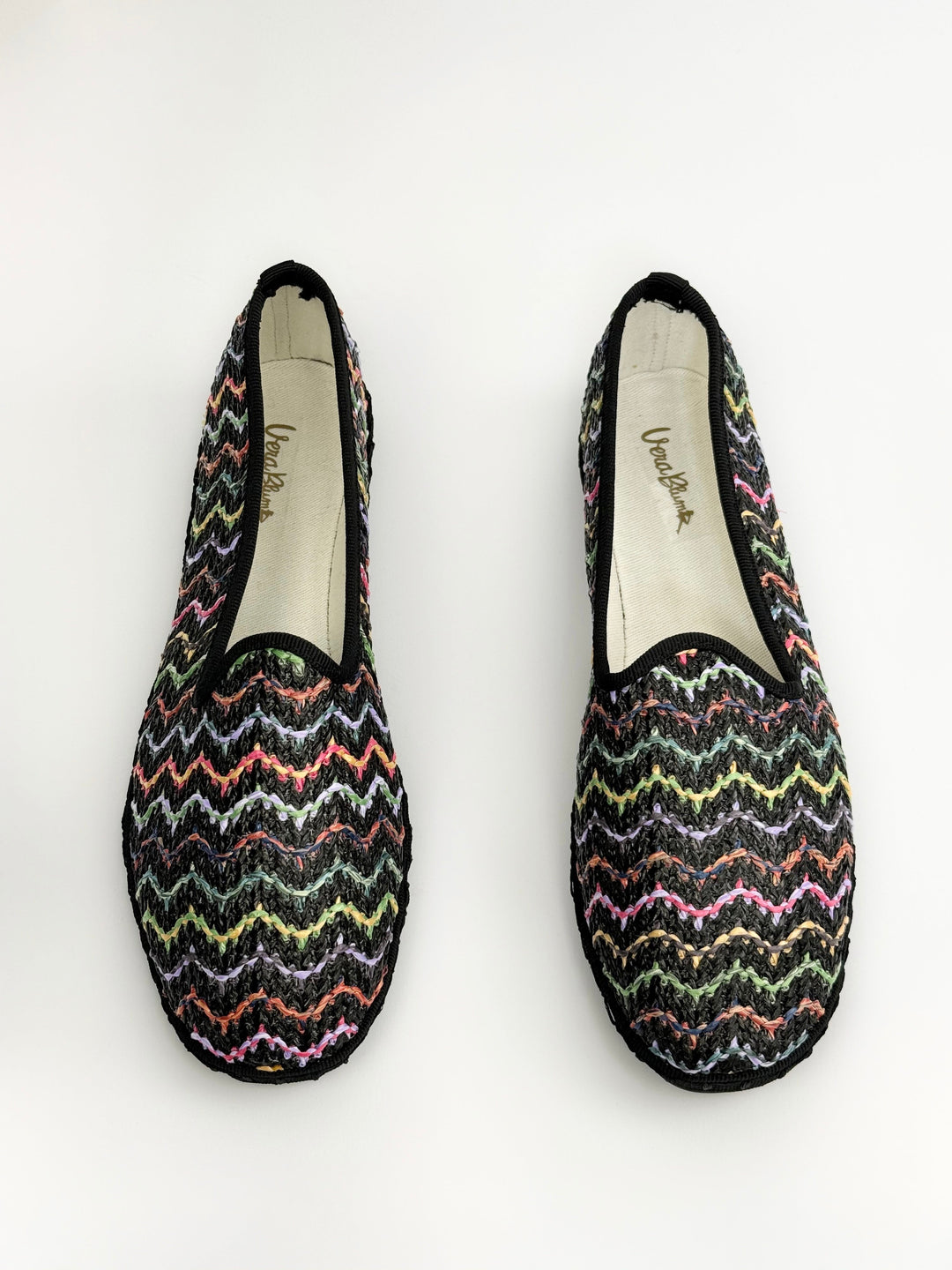 Black Franziska™ Friulane shoes by Emma & Rose Cape Town, featuring soft, luxurious fabric for comfortable, stylish footwear.