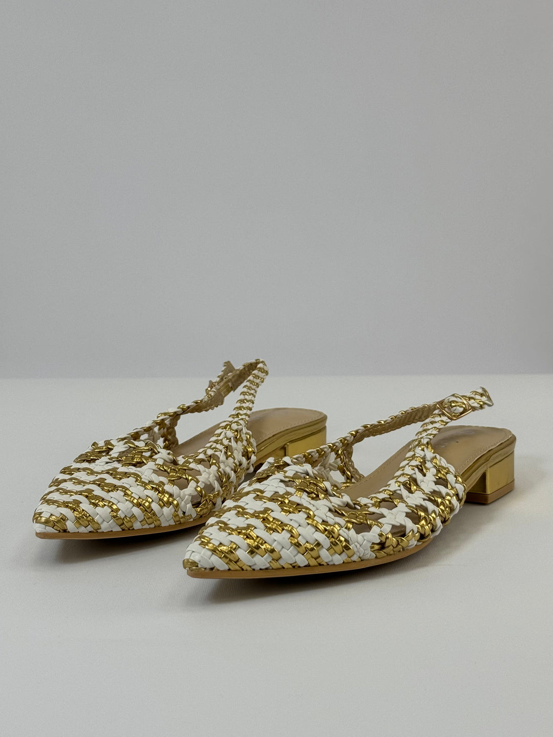 Black Pippa™ slingback sandals by Emma & Rose Cape Town, featuring a stylish open heel and comfortable strap design.