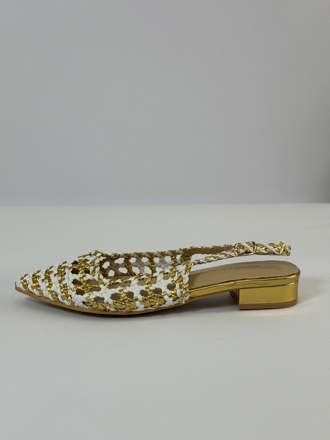Black Pippa™ slingback sandals by Emma & Rose Cape Town, stylish open-toe footwear with ankle straps in size 36.