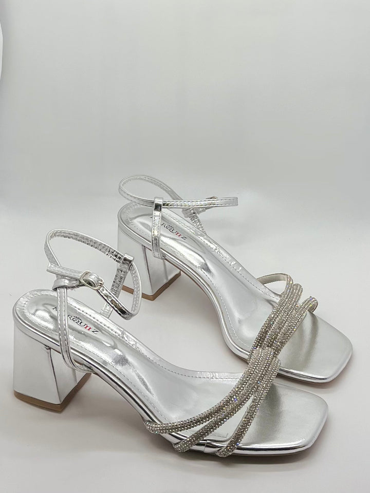 Black Ursula™ Dale Sandals by Emma & Rose Cape Town, stylish open-toe slip-on shoes with ankle straps.