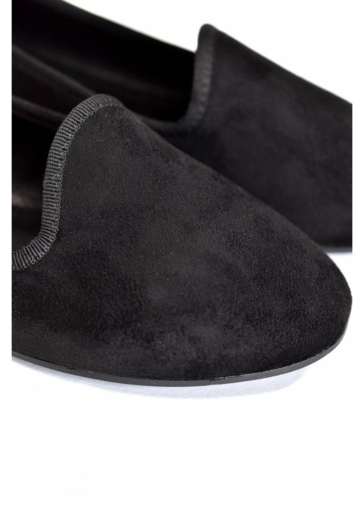 Black Zoë™ Friulane heel shoes by Emma & Rose Cape Town, stylish slip-on footwear with a comfortable heel.