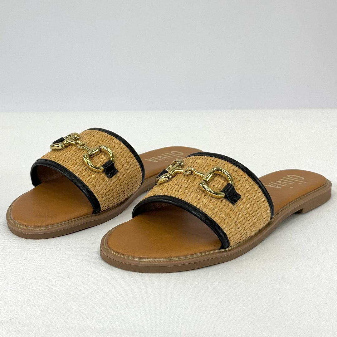 Brown Nienke™ sandals hooks by Emma & Rose Cape Town, stylish leather footwear with buckle details.