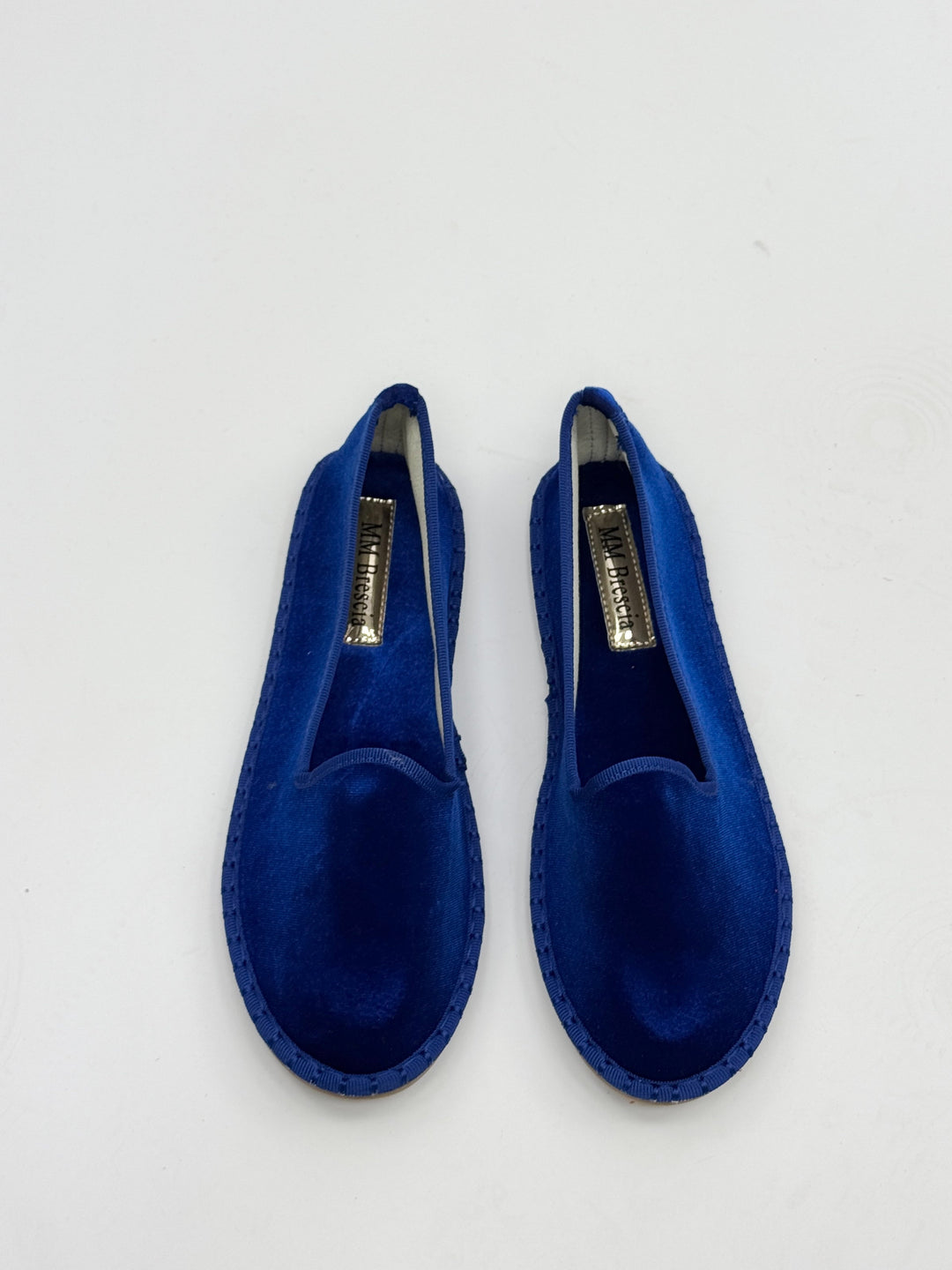 Emma & Rose Cape Town Amber Friulane slippers in electric blue soft luxurious fabrics, size 36, stylish and comfortable footwear.