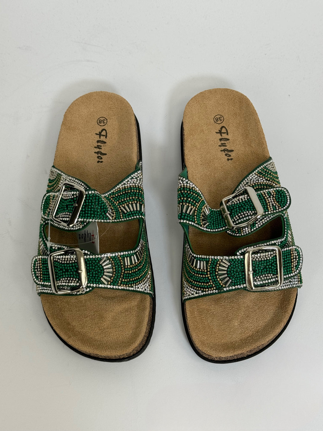 Orange Merano™ Chic Sandals by Emma & Rose Cape Town, stylish slip-on shoes with a comfortable design.