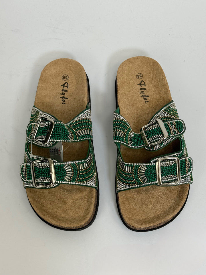 Orange Merano™ Chic Sandals by Emma & Rose Cape Town, stylish slip-on shoes with a comfortable design.